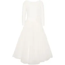 Платье из тюля с длинными рукавами