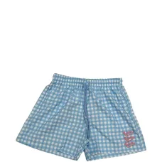 Плавательные шорты в клетку "гингем"