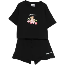Комплект с шортами с графическим принтом