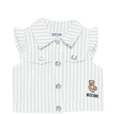 Топ в полоску с рюшами