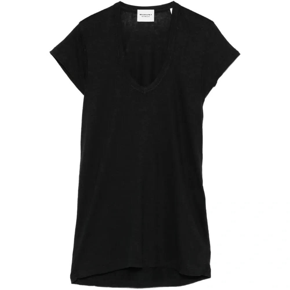 Футболка с V-образным вырезом Zankou