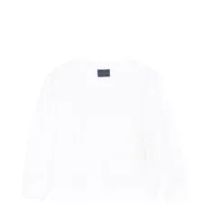 Свитшот с логотипом и круглым вырезом