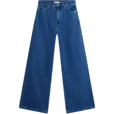 Синие джинсы свободного кроя (широкие)