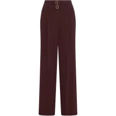 Брюки с двумя пряжками