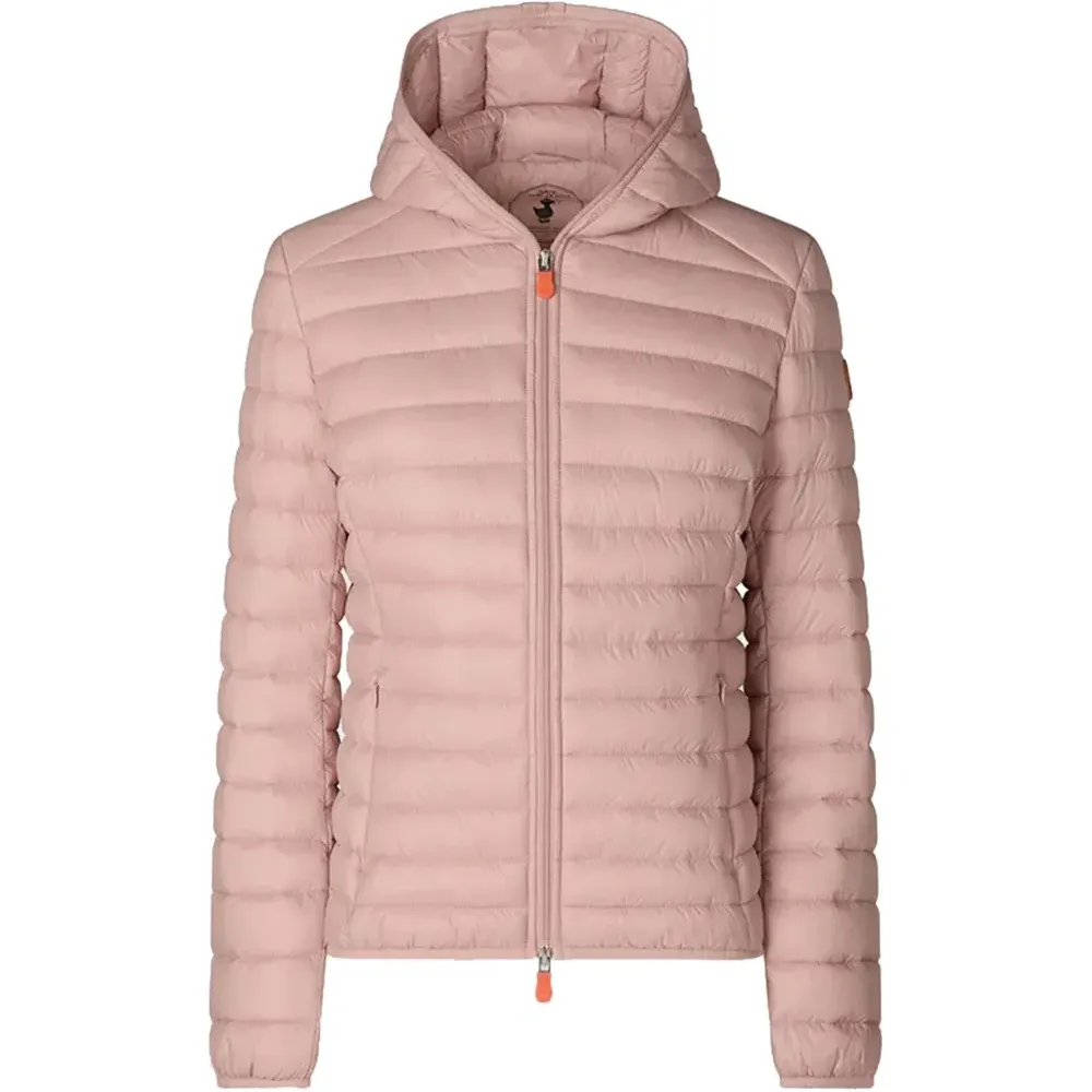 Стёганая куртка с капюшоном