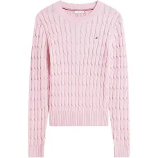 Круглый вязаный свитер