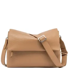 Средняя сумка на плечо с тремя клапанами