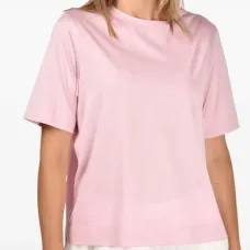 Футболка с круглым вырезом и короткими рукавами