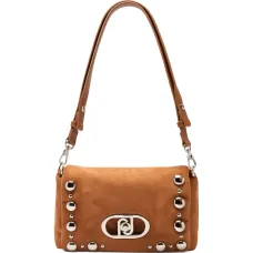 Сумка на плечо Medium LaPuffy с логотипной бляшкой