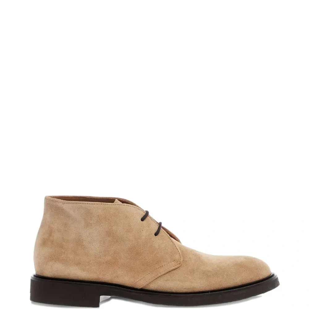 Замшевые ботинки дезерты