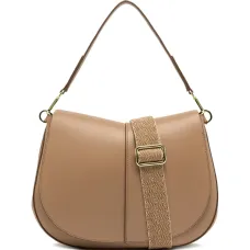 Круглая сумка Helena с клапаном через плечо