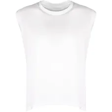 Футболка с круглым вырезом и открытой спиной