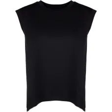 Футболка с открытой спиной и логотипом