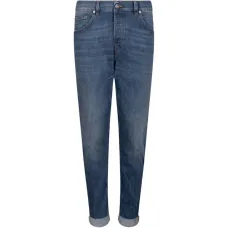 Джинсы с подворотами Джинсы с подворотами