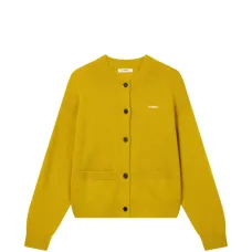 Кардиган с накладными карманами