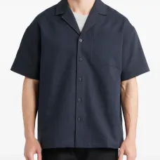 Рубашка с короткими рукавами и карманом