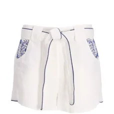 Шорты с поясом и карманами