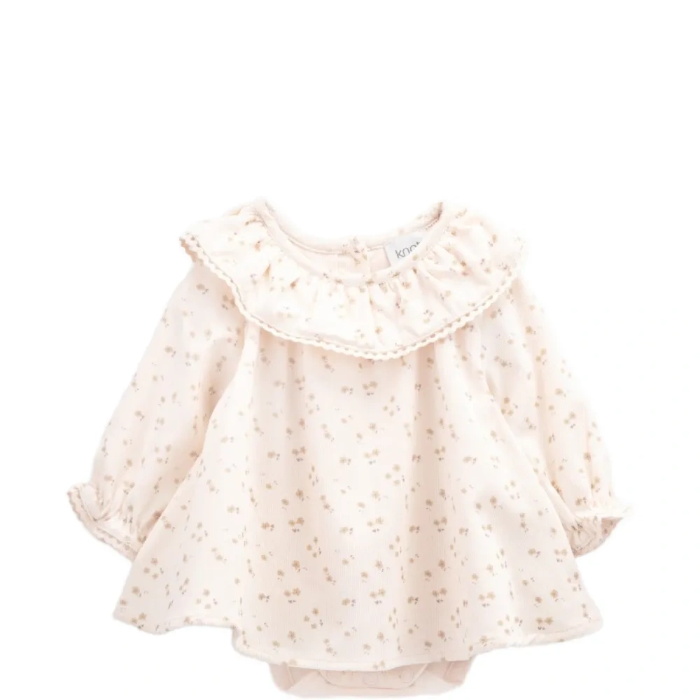 Бэби-платье Carol из вельвета с рюшами