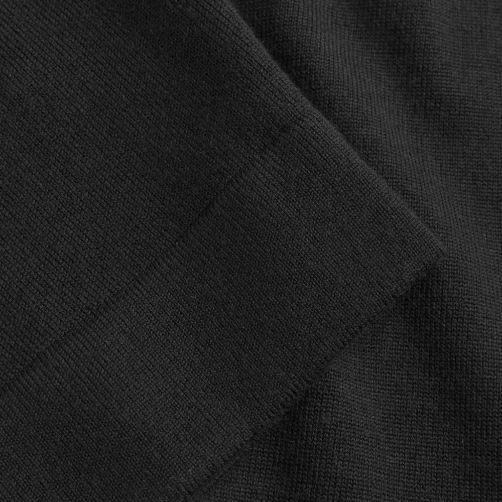 Джемпер с круглым вырезом из технической мериносовой шерсти креп