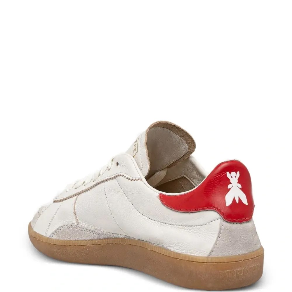 Кожаные кроссовки с перфорацией