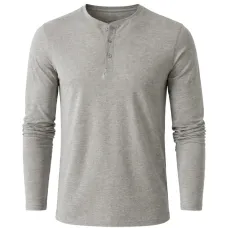 Футболка-хенли на пуговицах