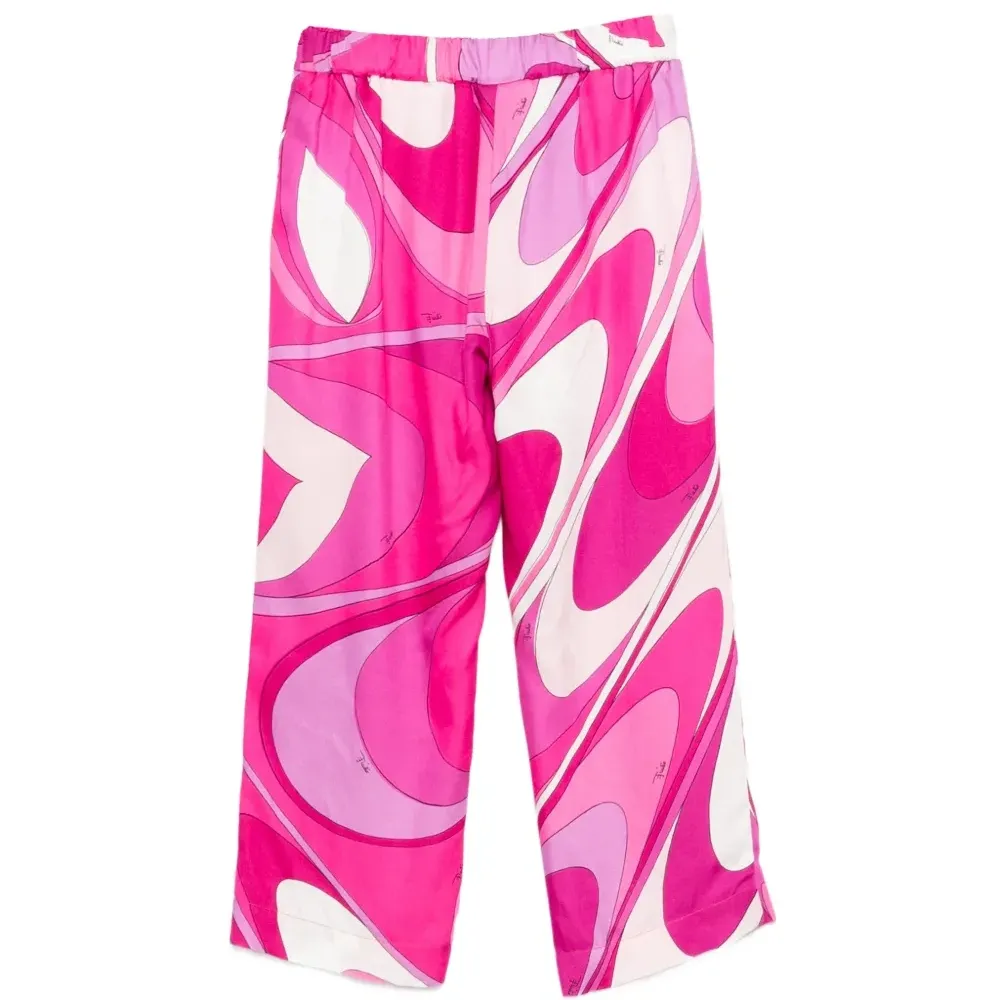 Брюки с принтом