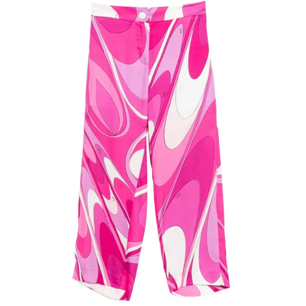 Брюки с принтом