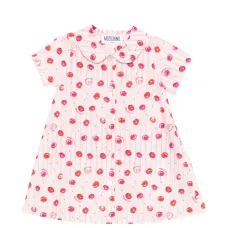 Платье с принтом и воротником Питер Пэн