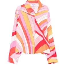 Полосатая рубашка на пуговицах