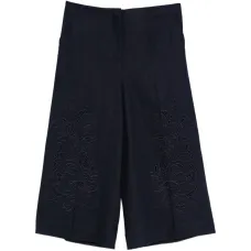 Шорты с цветочной вышивкой Шорты с цветочной вышивкой
