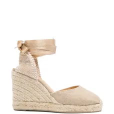 Эспадрильи Carina на танкетке с завязками