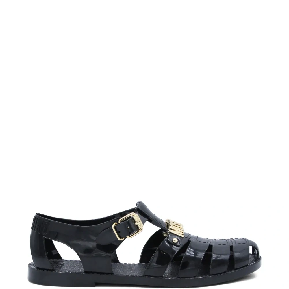 Сандалии с пряжкой с логотипом Сандалии с пряжкой с логотипом