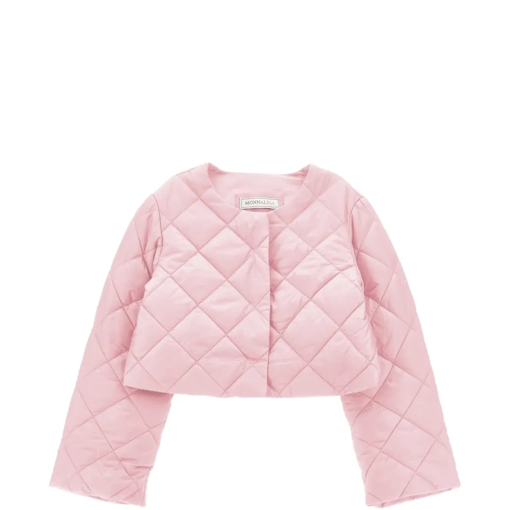 Стёганая куртка с нашивкой-логотипом