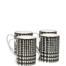 Чашки в гусиную лапку (набор из четырех)