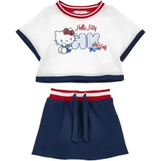 Комплект с юбкой и графическим принтом Комплект с юбкой и графическим принтом