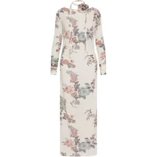 Комплект из двух макси-платьев с цветочным принтом Комплект из двух макси-платьев с цветочным принтом