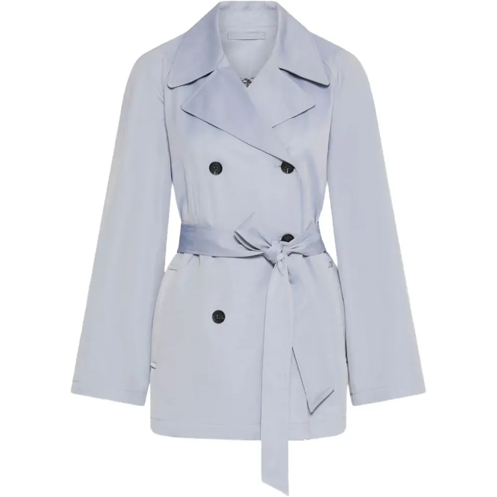 Двубортный пиджак с поясом