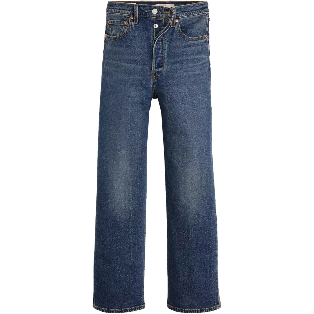 Джинсы Ribcage прямого кроя с укороченной длиной