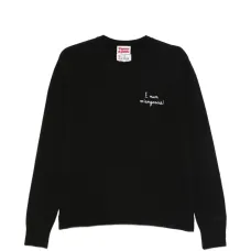 Вышитый свитер с длинными рукавами