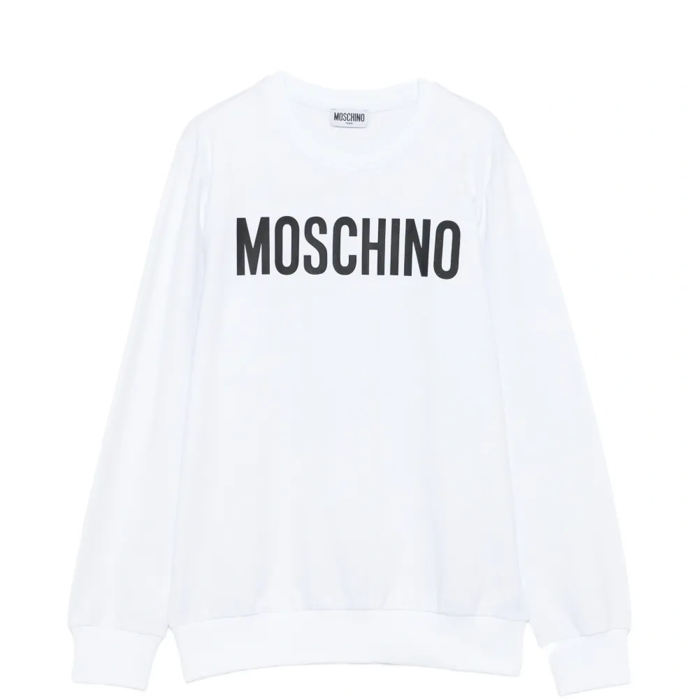 Свитшот с круглым вырезом и принтом логотипа