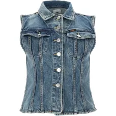 Трикотажная безрукавка на пуговицах