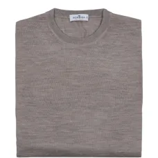 Шерстяной свитер с круглым вырезом Шерстяной свитер с круглым вырезом