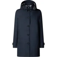 Пальто с капюшоном на пуговицах Пальто с капюшоном на пуговицах