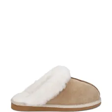 Тапочки с меховой отделкой