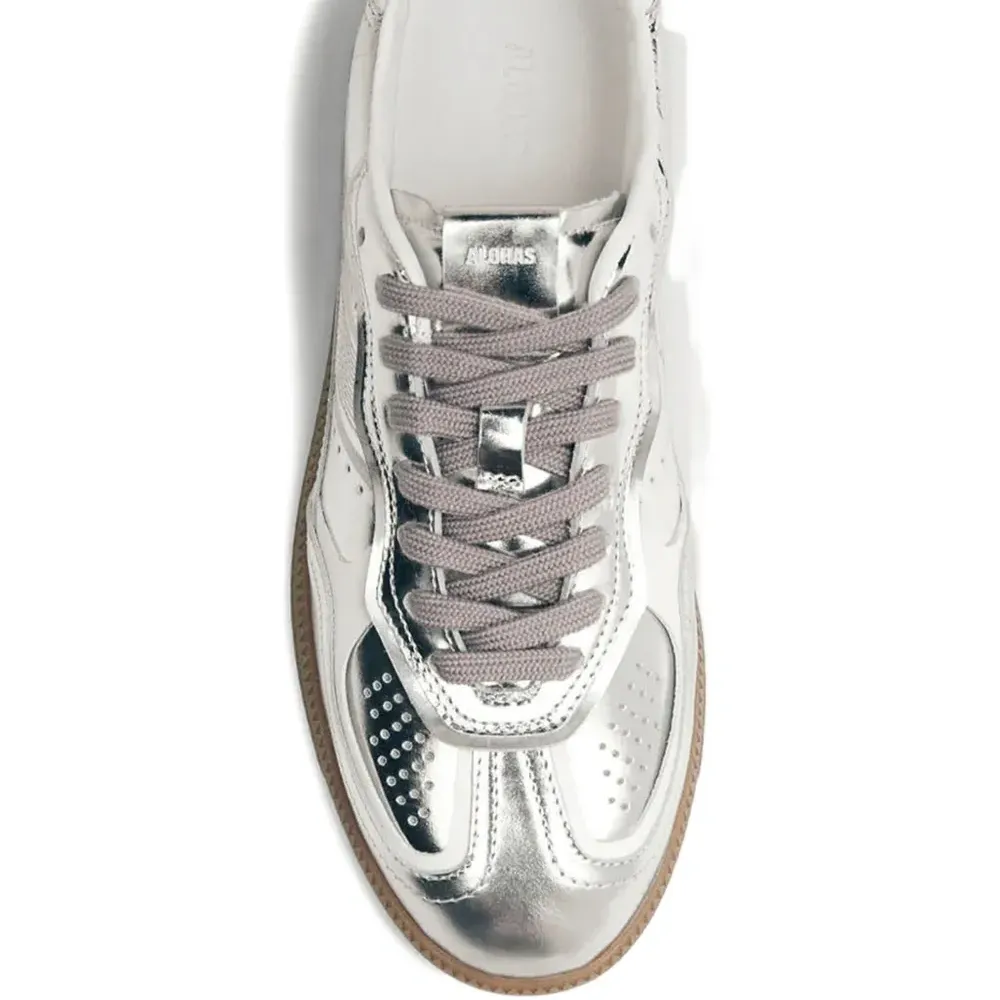 Кожаные кроссовки Tb.490 с круглым носом