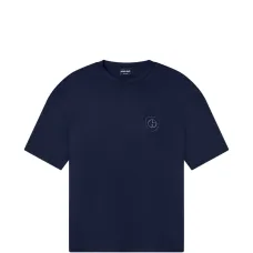 Футболка с круглым вырезом и короткими рукавами