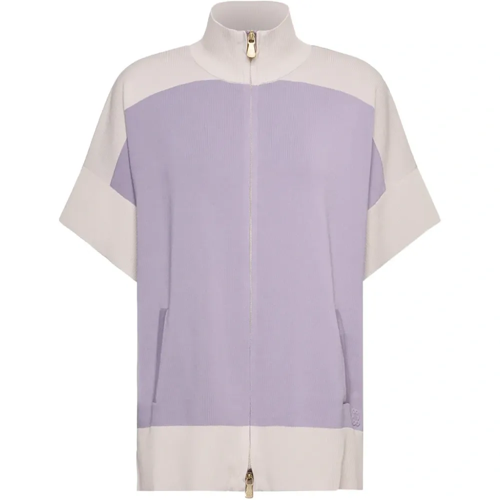 Двухцветная толстовка на молнии