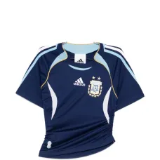 Аргентина восстановленная футболка в полоску с коротким рукавом Bringback