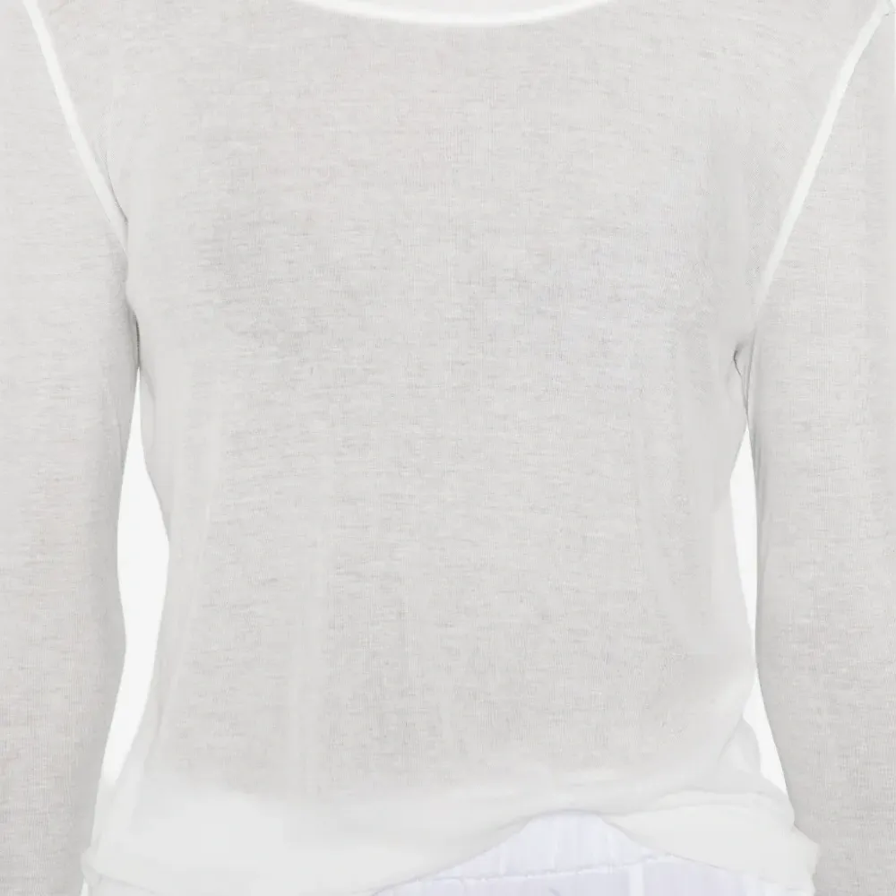 Лонгслив с круглым вырезом