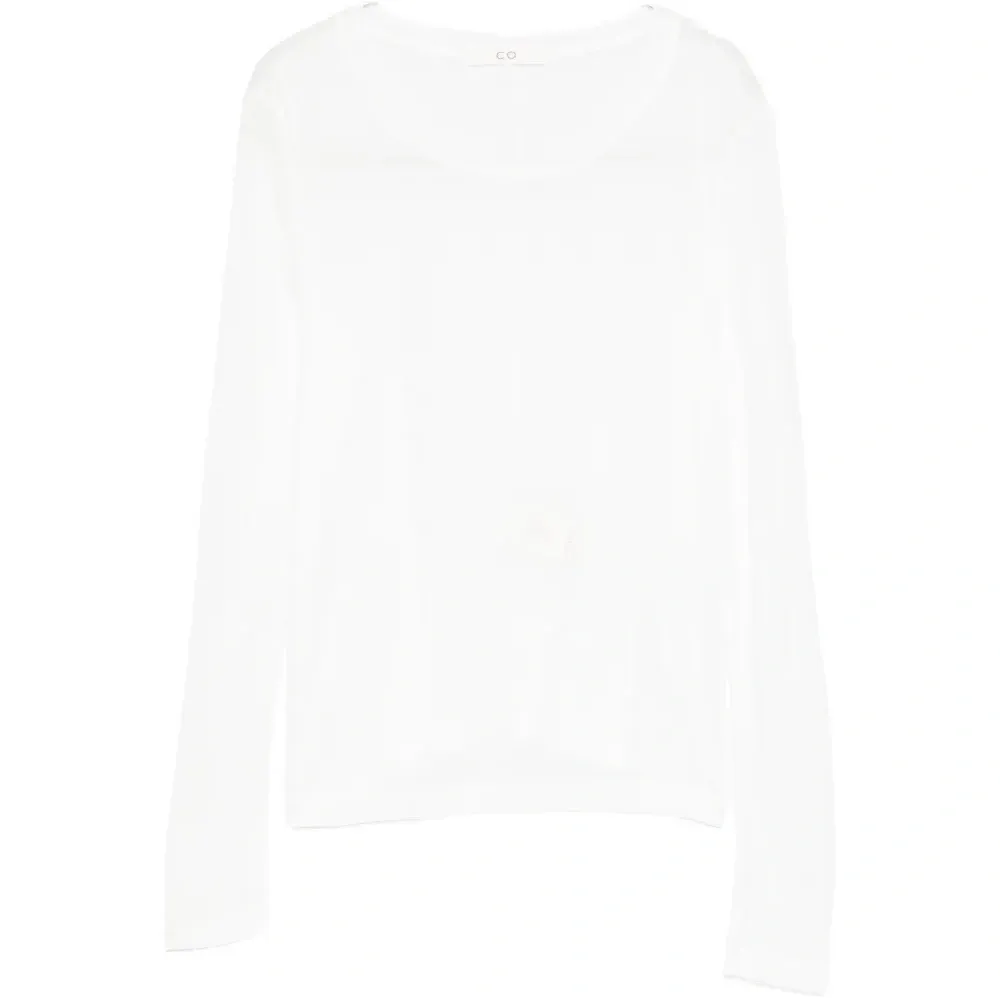 Лонгслив с круглым вырезом